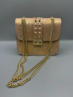 Cuir Rose purse